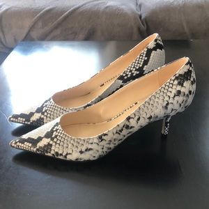 Nine West Snake Print Heels